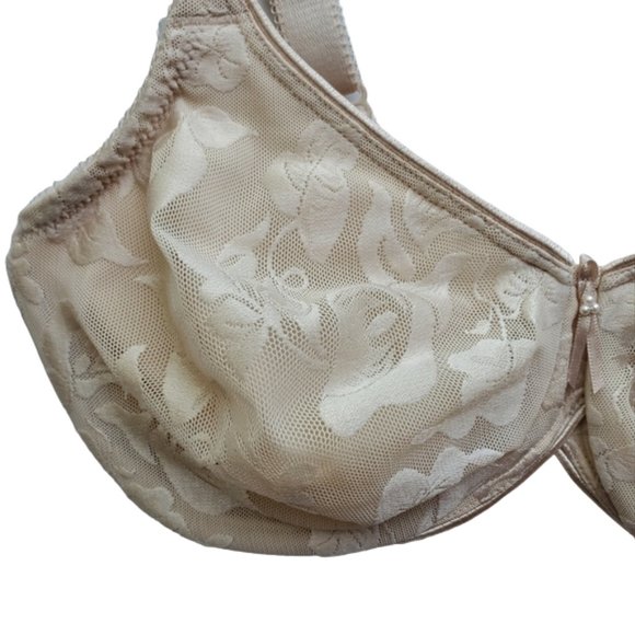 Wacoal Awareness Seamless Underwire Bra Lingerie Jacquard Calla Lilly 34D - Picture 2 of 14